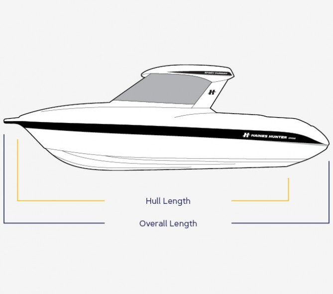 Haines Hunter Dimension Drawing SP635 | REDHOT Marine