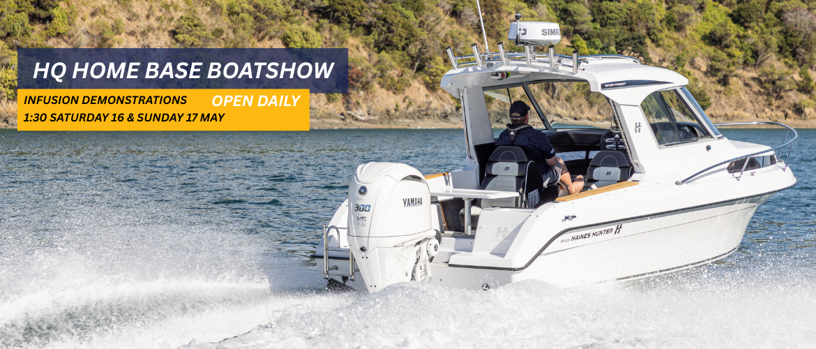HQ Home Base Boat Show 2026 | Haines Hunter