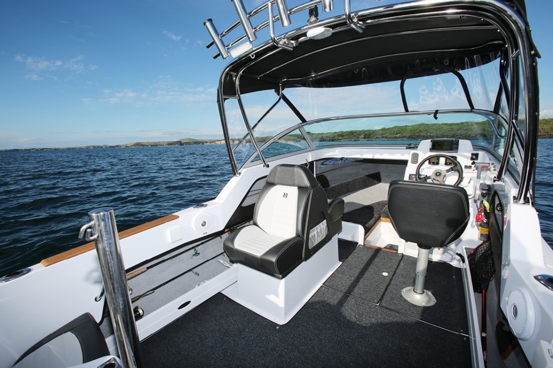 Options abound including seating, water sport accessories and flooring choices | Haines Hunter