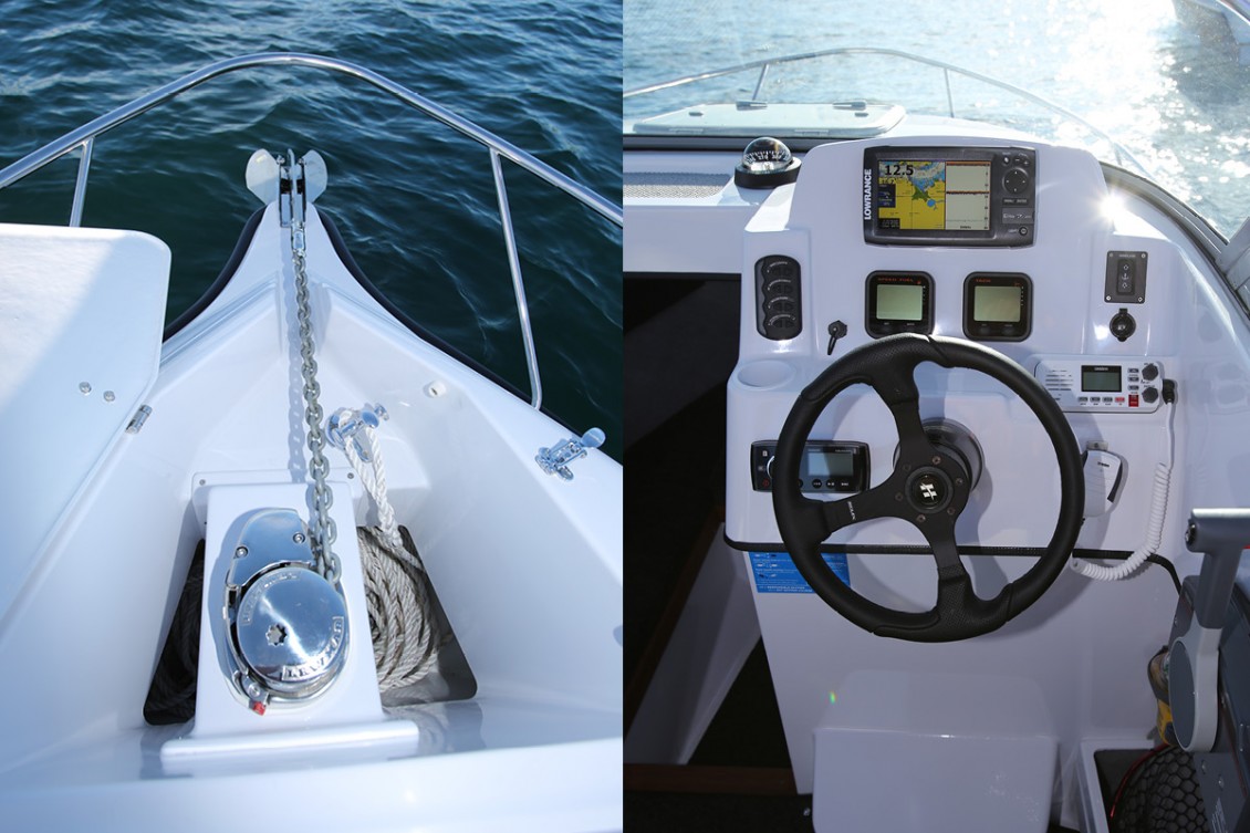 Optional capstan can be controlled from the helm | Haines Hunter