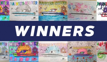 Haunted Hunter Colouring Comp Winners | Haines Hunter
