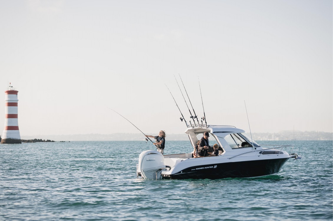 With room for 6 people, the whole family can go out for a fish! | Haines Hunter